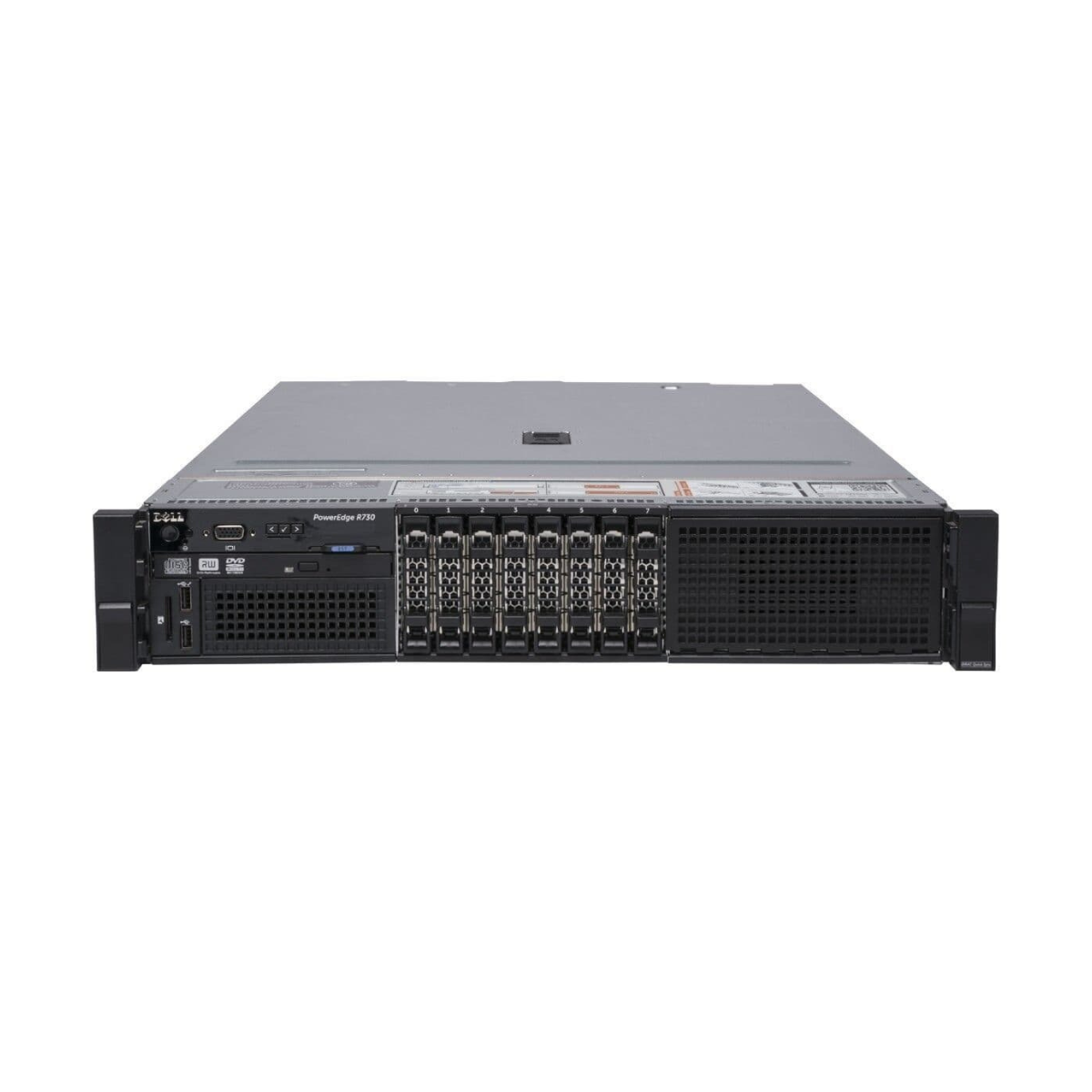 Dell PowerEdge R730 8-bay Server 2x E5-2650 V4 = 24 Cores H730 64GB RAM 4x RJ45 +bezel