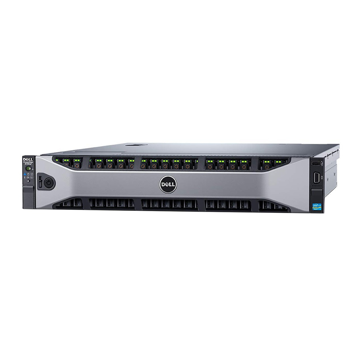 Dell PowerEdge R730XD 24-bay Server 2x E5-2680 V4=28 Cores H730P 512GB 12x 2TB SAS +full trays