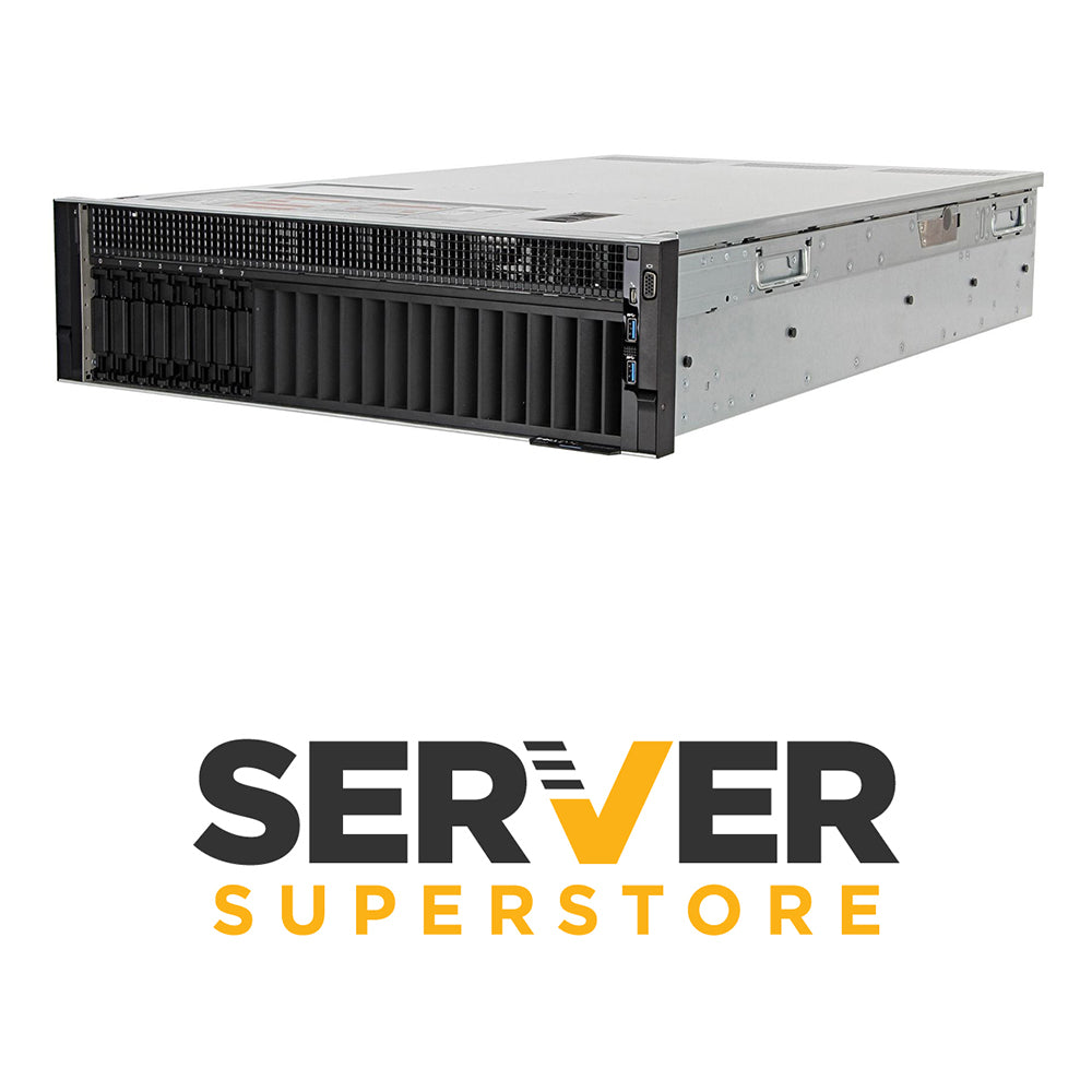 Dell PowerEdge R940 Server 4x Gold 6140 = 72 Cores 1024GB RAM H730P 8x Trays