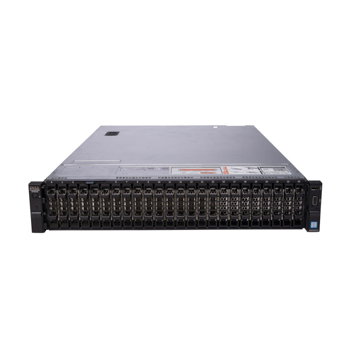Dell PowerEdge R730XD 24-bay Server 2x E5-2690 V3 - 24 Cores H730 32GB RAM 4x RJ45