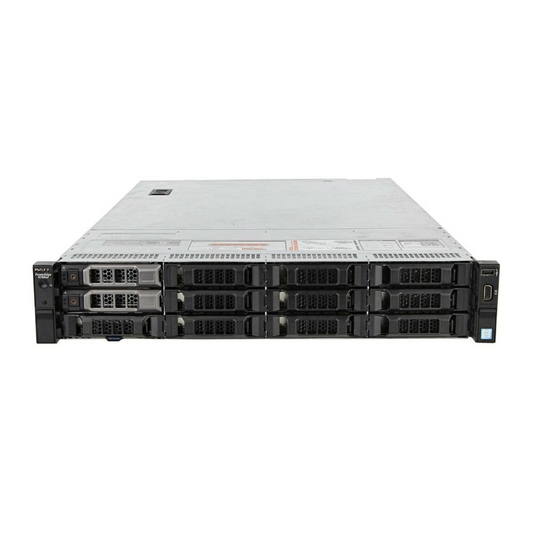 Dell PowerEdge R730XD 12-bay Server 2x E5-2620 V4=16 Cores H330 32GB RAM 2x trays