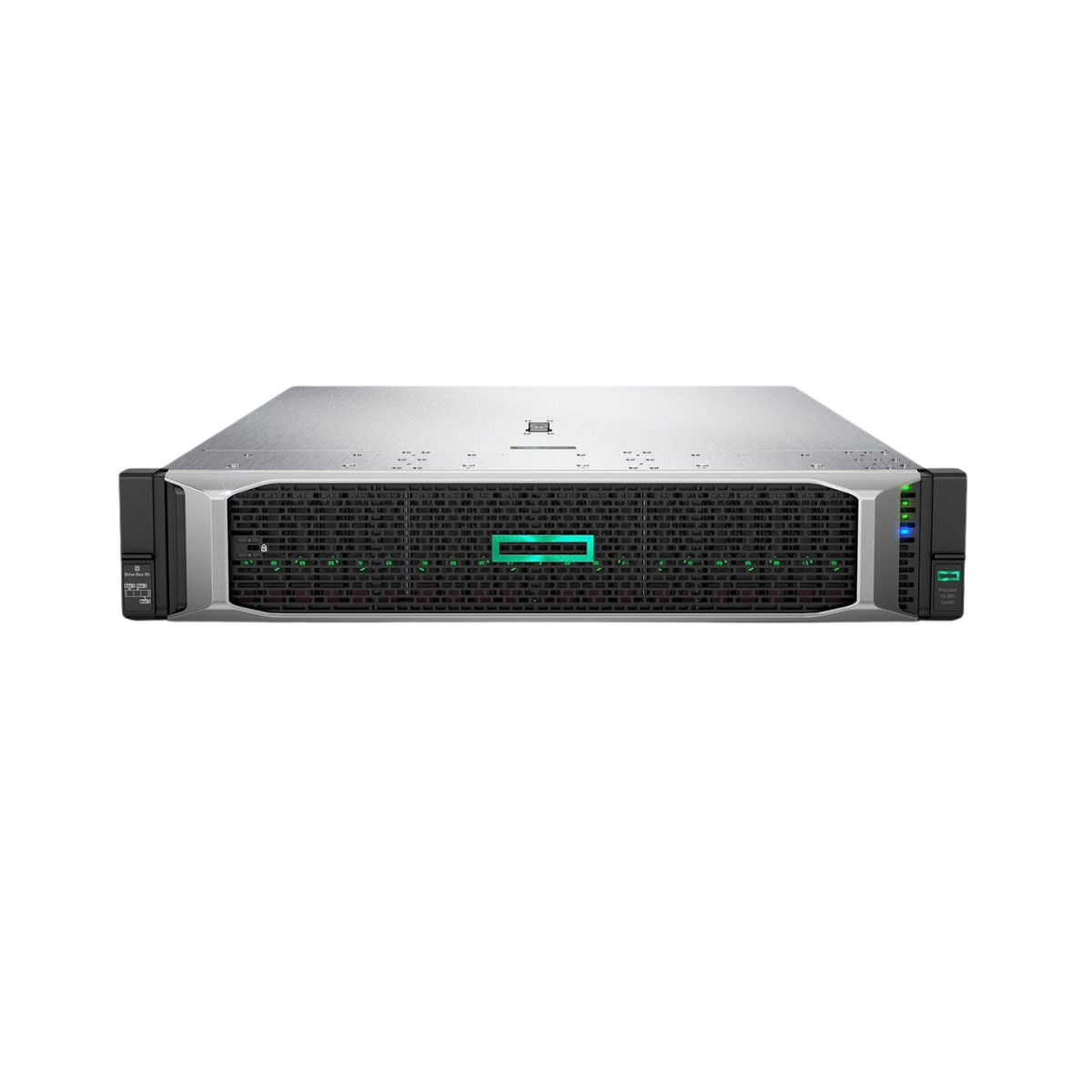 HPE ProLiant DL380 G10 8-bay Server 2x Gold 6132 = 28 Cores P408i 32GB RAM 2x trays