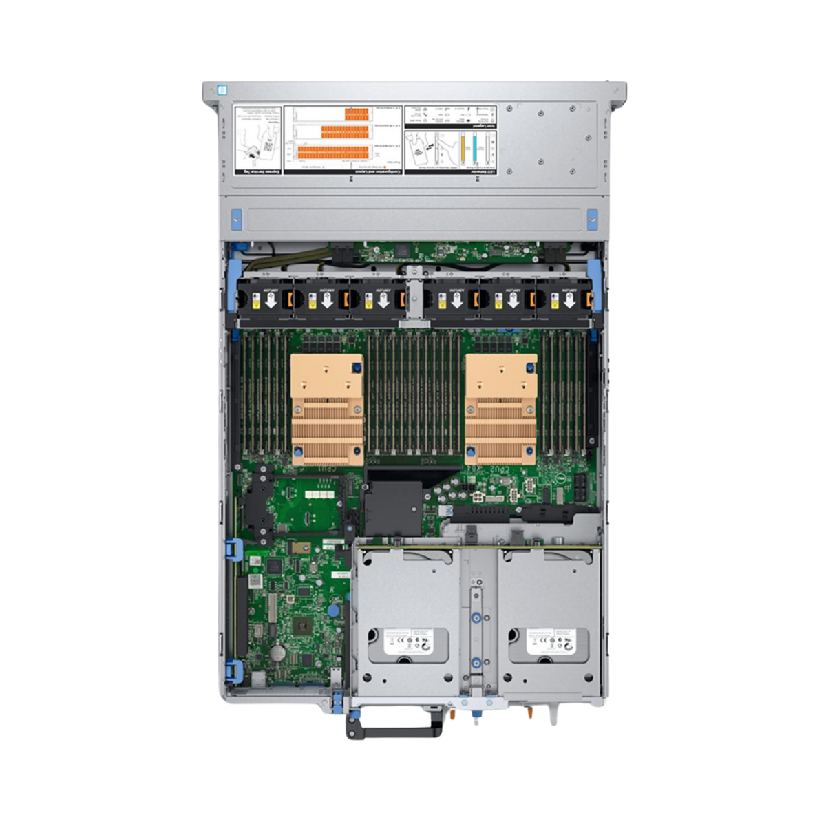 Dell PowerEdge R740XD 24-bay Server 2x Gold 6140=36 Cores 128GB H730P 4x 500GB SAS SSD