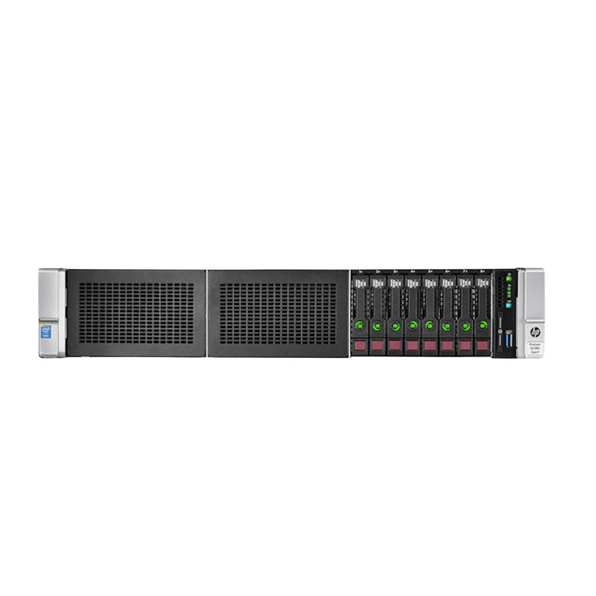 HPE ProLiant DL380 G9 8-bay Server 2x E5-2690 V4=28 Cores P440 256GB RAM 8x trays