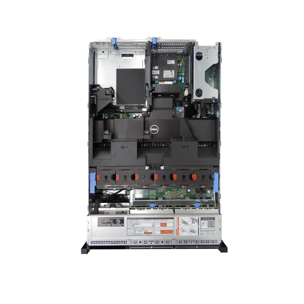 Dell PowerEdge R740 16-bay Server 2x Silver 4116 = 24 Cores 512GB RAM H730P 8x trays