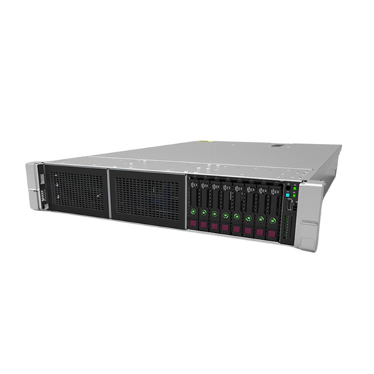 HPE ProLiant DL380 G9 | 2x Intel E5-2620V4 | 16 CPU Cores | 32GB RAM | 8x 240GB SATA SSD | P440