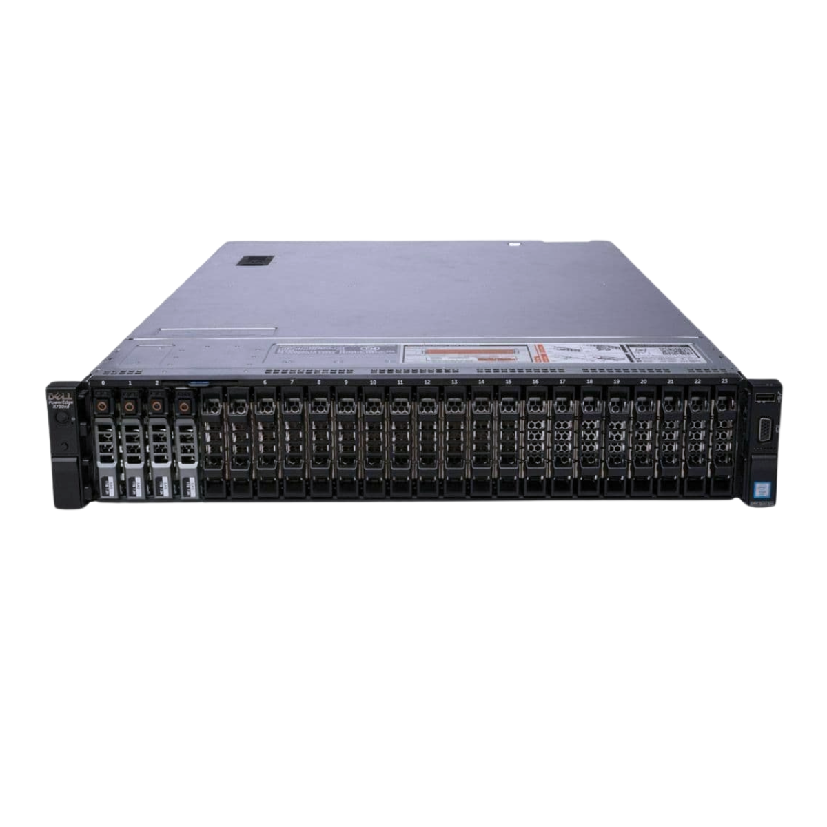 Dell PowerEdge R730 16-bay Server 2x E5-2680 V4 = 28 Cores H730 32GB RAM 4x trays