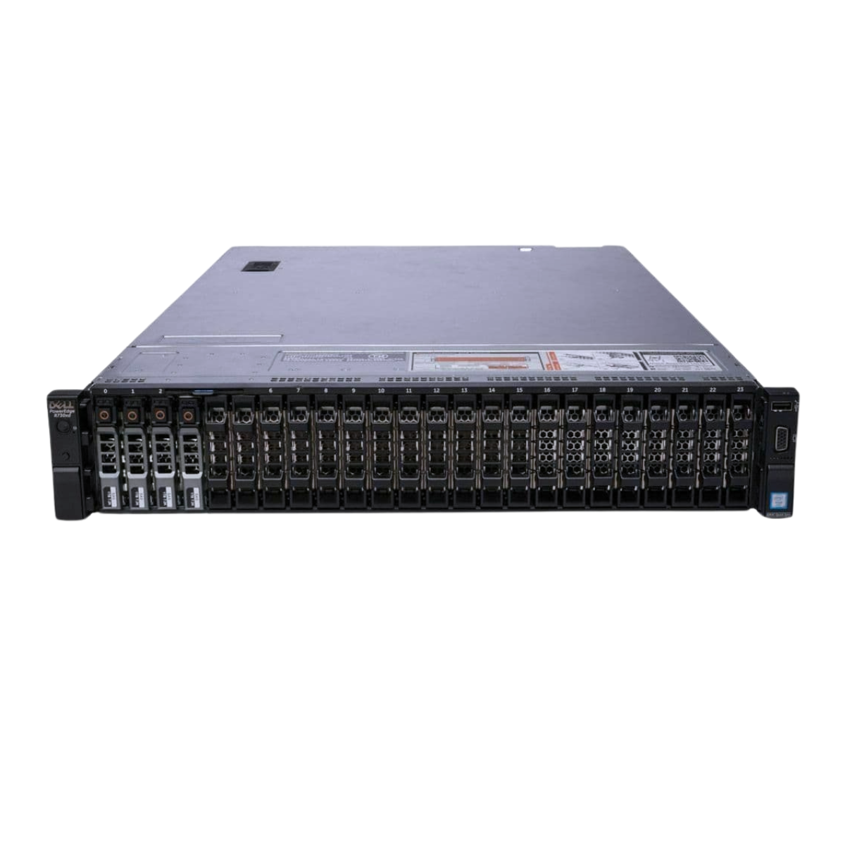 Dell PowerEdge R730 16-bay Server 2x E5-2680 V4 = 28 Cores H730 64GB RAM 4x trays