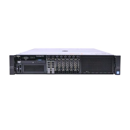 Dell PowerEdge R730 8-bay Server 2x E5-2620 V4 =16 Cores H730 64GB RAM 2x trays