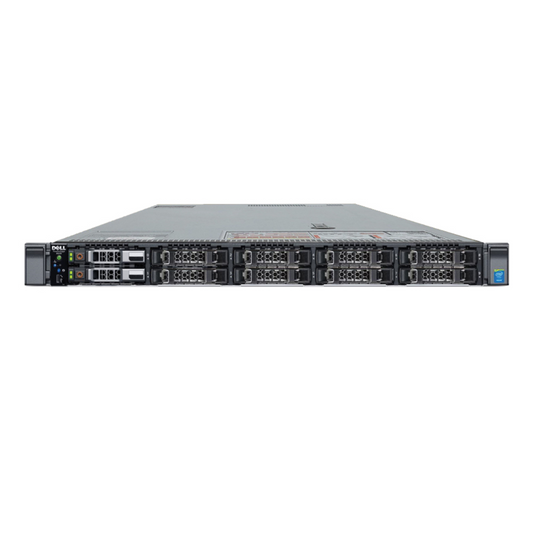 Dell PowerEdge R630 10-bay Server 2x E5-2660 V4 = 28 Cores H730 64GB RAM 2x trays