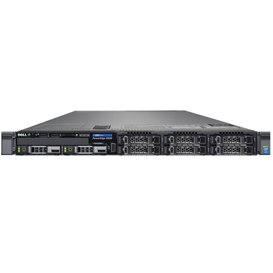 Dell PowerEdge R630 8-bay Server 2x E5-2620 V4 - 16 Cores S130 32GB RAM 2x trays