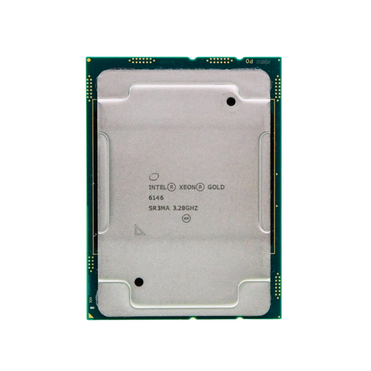 Intel Xeon Gold 6146 3.20GHz 12-Core  24.75MB LGA3647 CPU Processor SR3MA