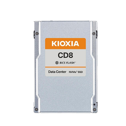 Kioxia 15.36TB CDR-8 Series Read Intensive Solid State Drive 2.5" Internal PCIe 5.0 X4 SIE KCD8XRUG15T3