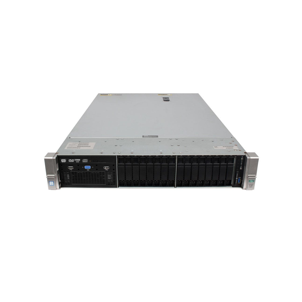 HPE ProLiant DL380 G9 16-bay Server 2x E5-2640 V4 = 20 Cores P440ar 128GB RAM 2x trays