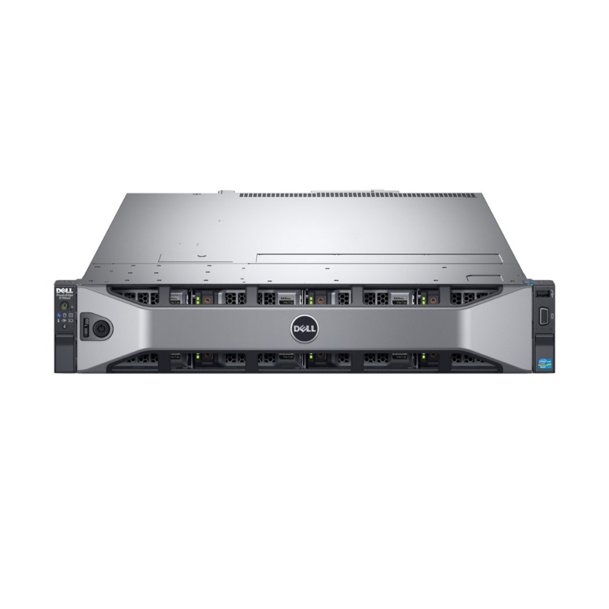 Dell PowerEdge R730XD 12-bay Server 2x E5-2660 V3 =20 Cores H730 128GB 12x trays +rails