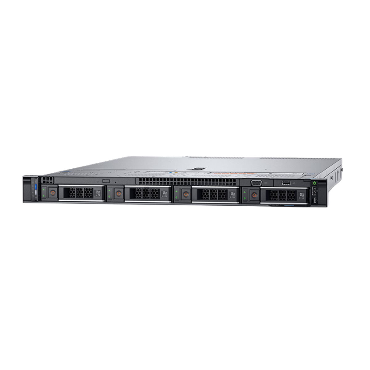 Dell PowerEdge R440 4-bay Server 2x Gold 6128 -3.4GHz H730P 32GB 4x trays +rails