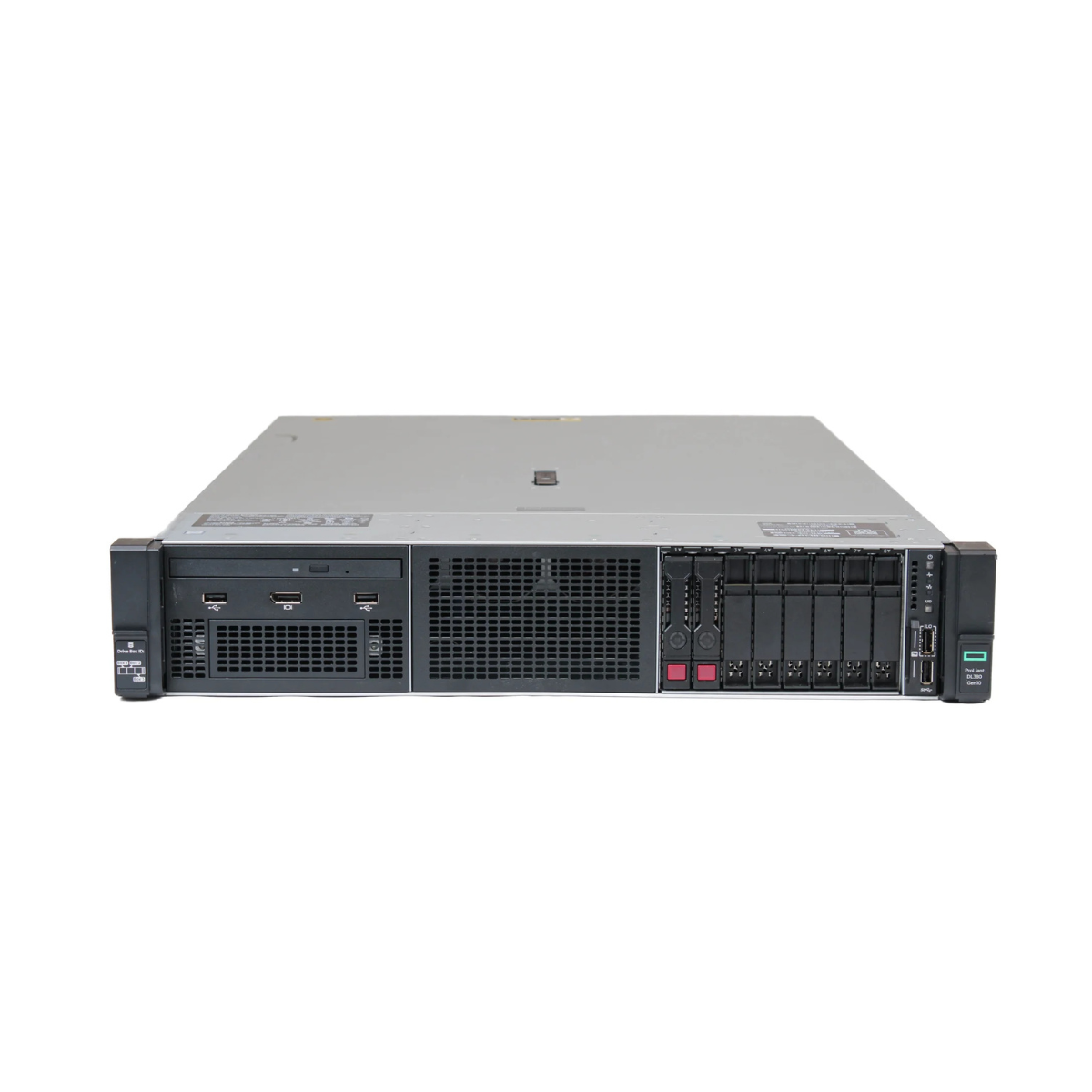 HPE  ProLiant DL380 G10 8-bay Server 2x Gold 6132 = 28 Cores P408i 32GB RAM 2x trays