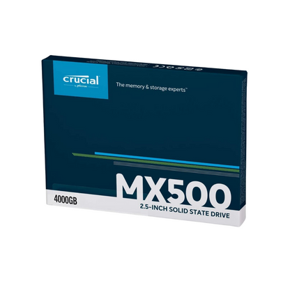 Crucial MX500 4TB 2.5" Solid State Drive 3D NAND Internal SATA 560MB/s CT4000MX500SSD1