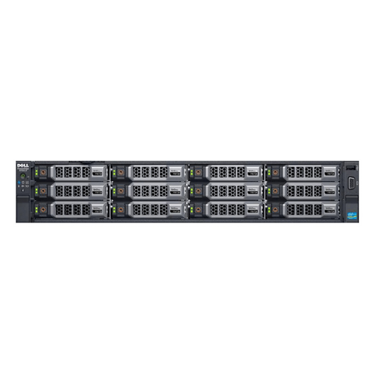 Dell PowerEdge R730XD 12-bay Server 2x E5-2680 V4 = 28 Cores H730 64GB RAM 12x trays