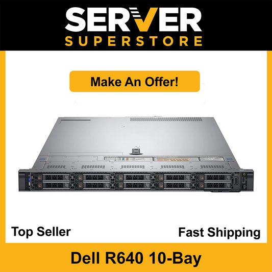 Dell PowerEdge R640 NVMe Server 2x Gold 6126 = 24 Cores H730P 128GB 4x 900GB SAS