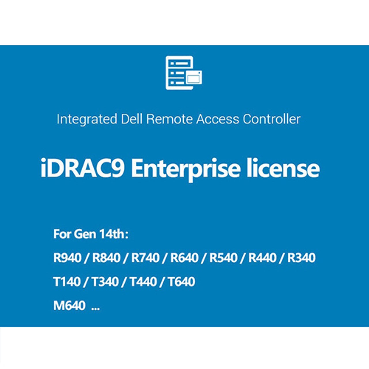 iDRAC9 Enterprise License