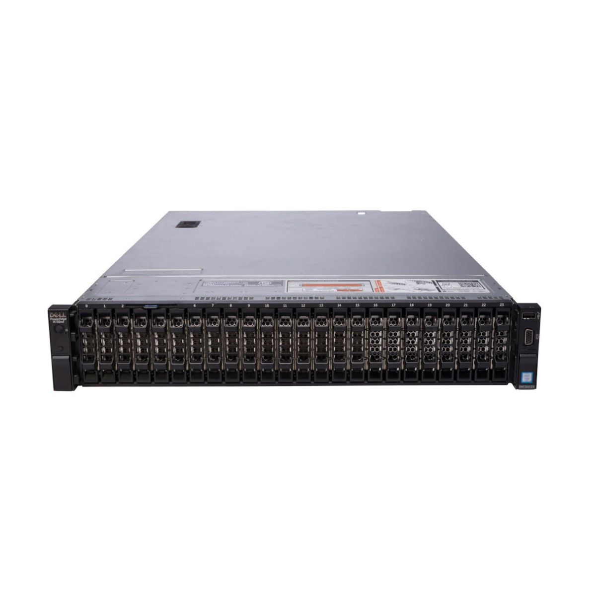 Dell PowerEdge R730XD 24-bay Server 2x E5-2650 V3 -20 Cores H730 32GB RAM 4x RJ45