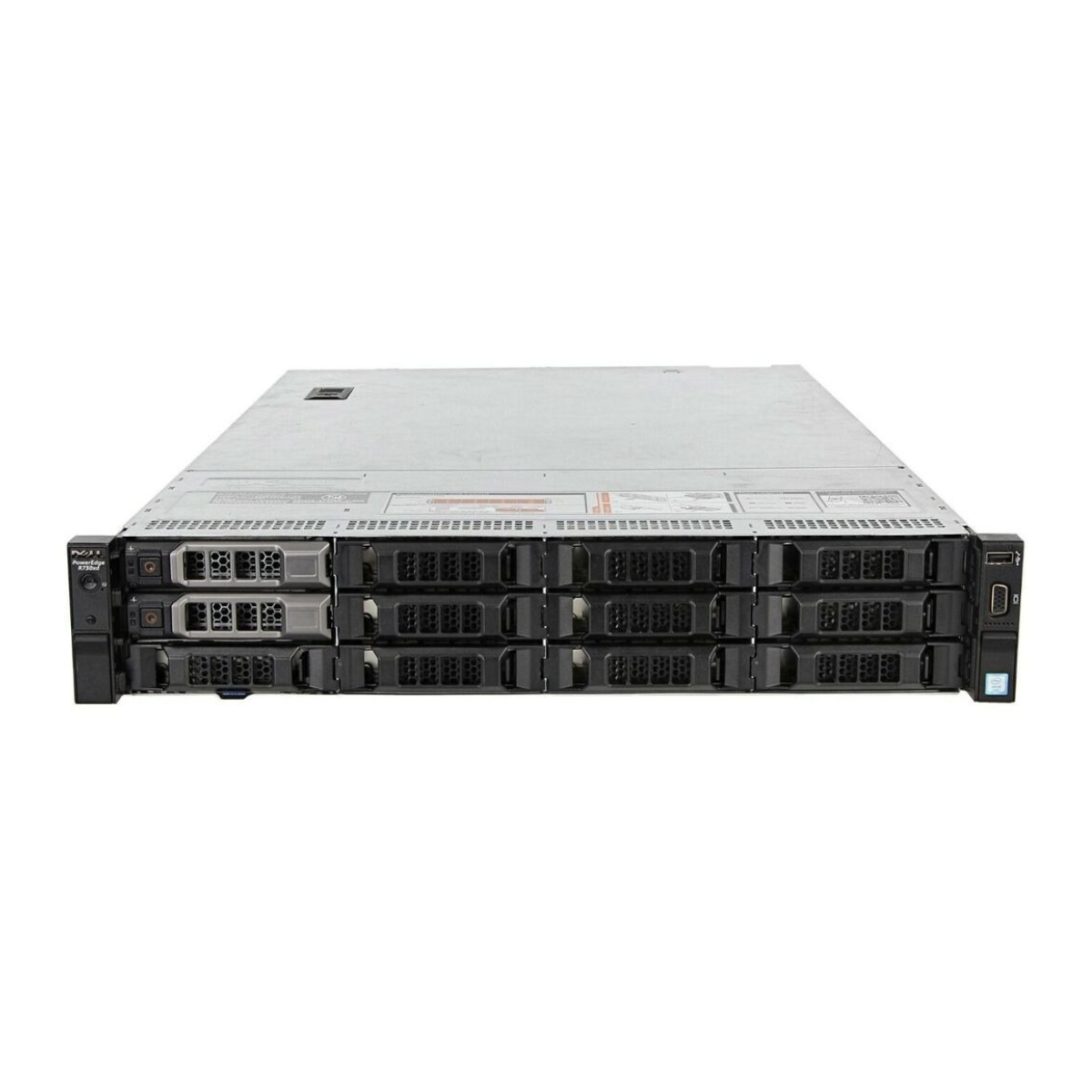 Dell PowerEdge R730XD 12-bay Server 2x E5-2680v4 2.4Ghz - 28 Core 128GB RAM 2x 8TB SAS HDD