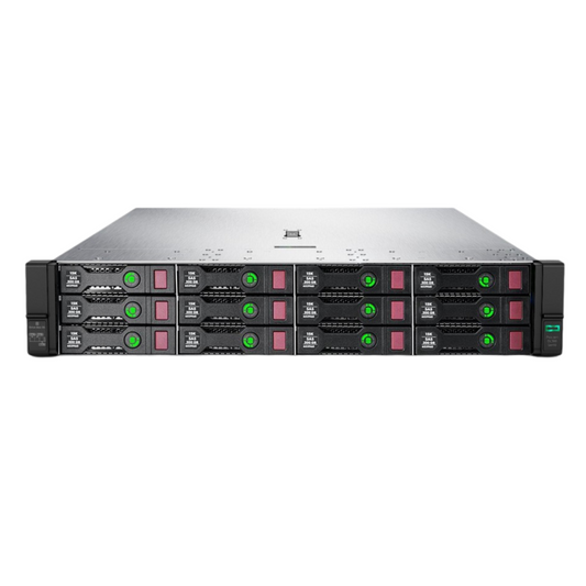 HPE ProLiant DL380 G10 12-bay Server 2x Gold 6152 = 44 Cores P408i 64GB RAM 2x 6TB SAS